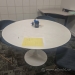 Pale Blonde Round Office Table 48"